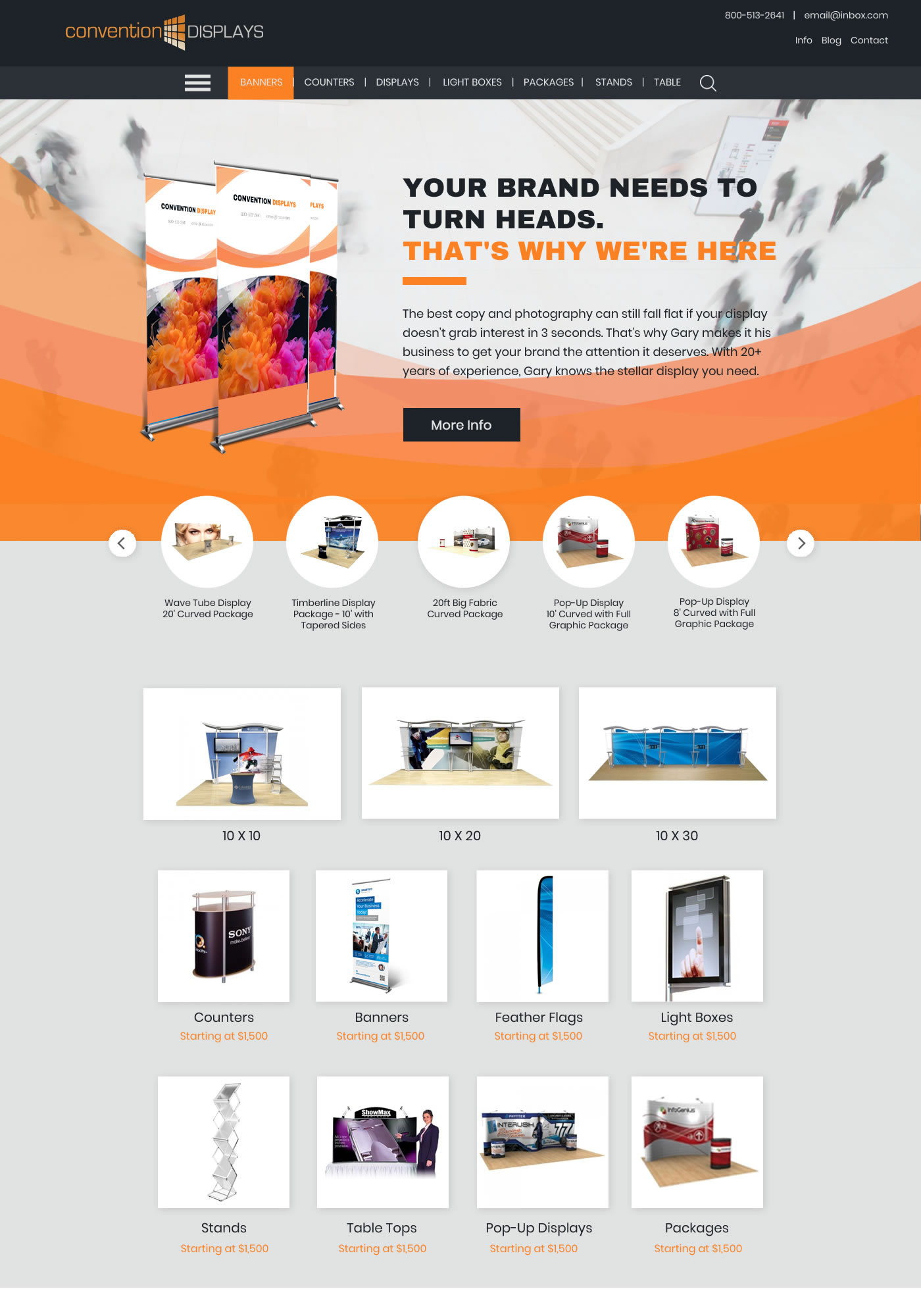 business website design portfolio piece